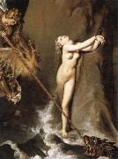 Jean-Auguste Dominique Ingres fRoger rescuing Angelique oil on canvas